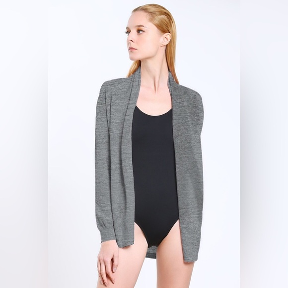 All Saints Soft Gray cashmere Cardigan - Picture 1 of 9